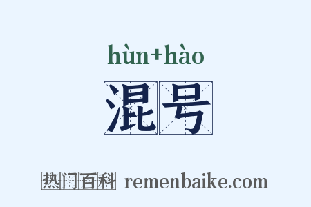混号是什么意思的图片